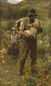 Home From The Fields by Arthur Hacker