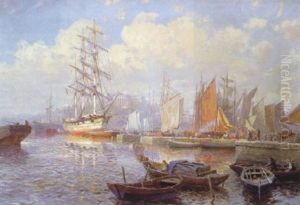 Mediterrane Hafenstadt by Georg Hacker