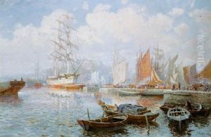 Ansicht Eines Nordischen Hafens (england?) by Georg Hacker