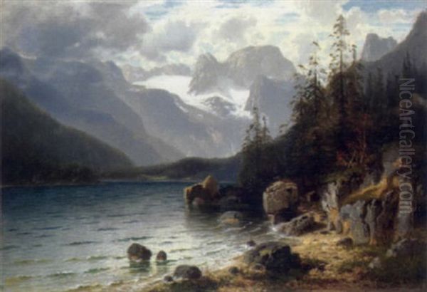Der Gosausee Mit Blick Auf Den Dachstein - view 1