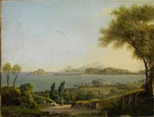 Ansicht Von Puzzuoli Bei Neapel by Jacob Philipp Hackert