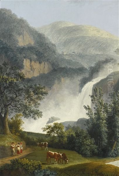 Tivoli, A View Of The Great Cascade - view 1