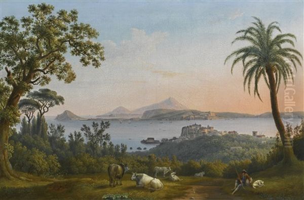 Naples, A View Of The Gulf Of Pozzuoli - view 1