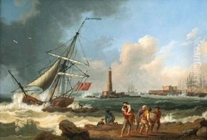 Storm In The Port Of Livorno
