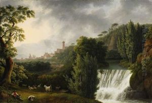 View On Sessa Aurunca by Jacob Philipp Hackert