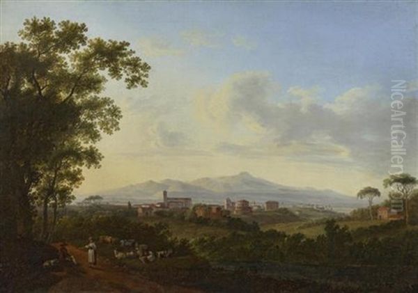 Landschaft Mit Motiven Der Stadt Rom Und Laziums - view 1