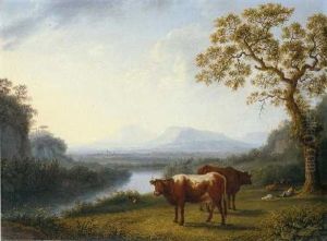 Weite Landschaft Mit Blick Auf Den Volturno Weite Landschaft Mit Blick Auf Den Volturno
