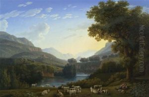 Im Tal Von Roveto by Jacob Philipp Hackert