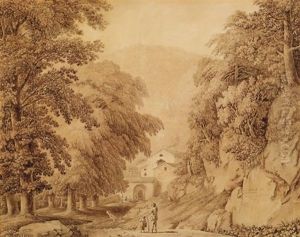 Camaldole Dell'incoronata by Jacob Philipp Hackert