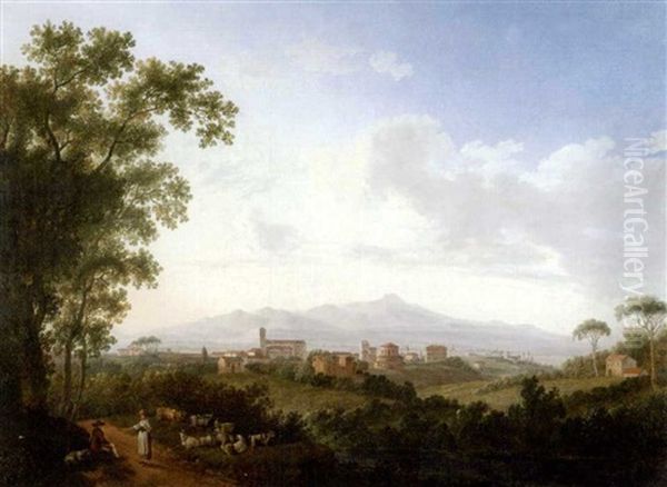Paysage Avec Vue De Rome Et Du Latium - view 1