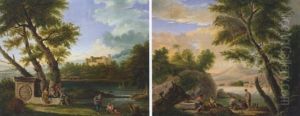 Arkadische Landschaft by Jacob Philipp Hackert