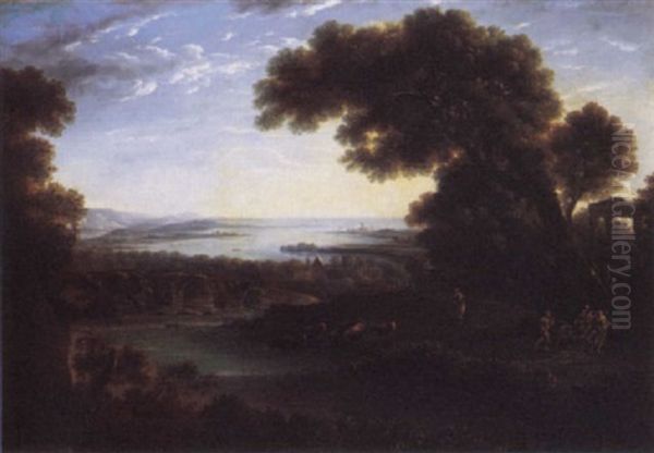 An Extensive Landscape With The Flight Into Egypt - view 1