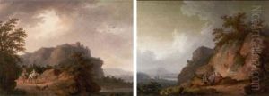 Landschaft Mit Reitern by Jacob Philipp Hackert