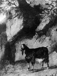 Goat In A Landscape by Jacob Philipp Hackert