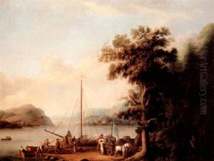 Schwedische Seenlandschaft by Jacob Philipp Hackert