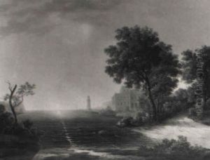Sonnenuntergang Am Meer by Jacob Philipp Hackert