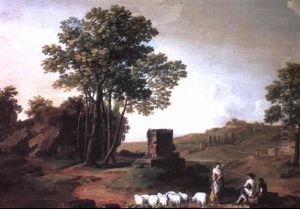 Paesaggio Della Campagna Romana by Jacob Philipp Hackert