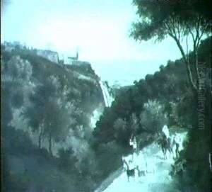 Landschaft Bei Tivoli Mit Figurenstaffage thumbnail