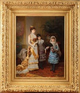 Ci-contre La Visite by Auguste Hadamard