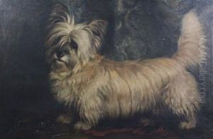 Portrait Of A Terrier by Nellie Hadden