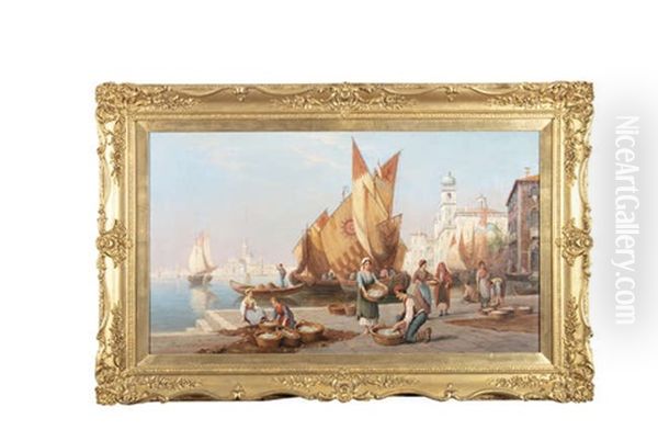 Venetian Fish Sellers - view 1