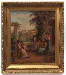 Spanish Terrace With Figures thumbnail