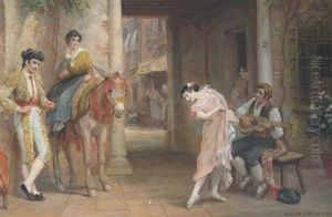 Scene Espagnole by Arthur Trevor Haddon