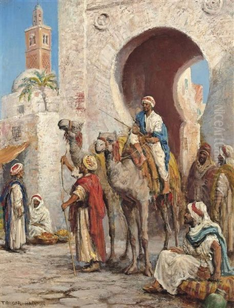 Resting By The Archway (+ At The Town Entrance; 2 Works) - view 1