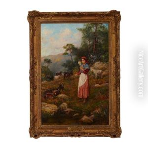 An Italian Peasant Girl (maid Of The Mountains) by Arthur Trevor Haddon