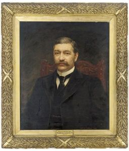 Portrait Of Thomas Bayley, M.p. Seated In A Black Suit