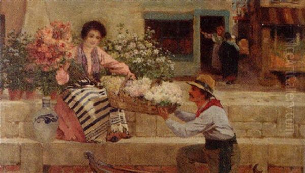 Venetian Flower Seller - view 1