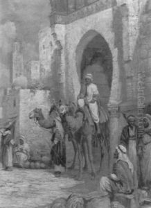 At The City Gate by Arthur Trevor Haddon