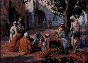 Mediterranean Market by Arthur Trevor Haddon