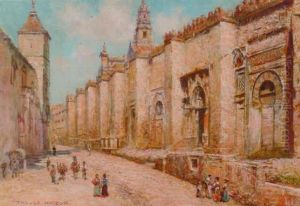 A Moorish Courtyard, Seville