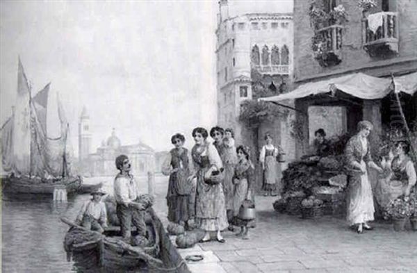 Market Stalls, Venice - view 1