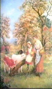 In The Orchard by Arthur Trevor Haddon