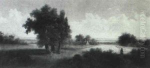 Landscape Near Versailles by Wilberforce Haddon
