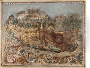 The Lion Hunt by Theofilos Hadjimichail