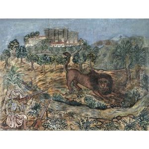 The Lion Hunt by Theofilos Hadjimichail