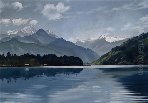 Zeller See, Im Hintergrund Das Kitzsteinhorn - view 1