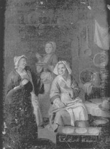 La Marchande De Galettes by Nicolas (Walraven) van Haeften