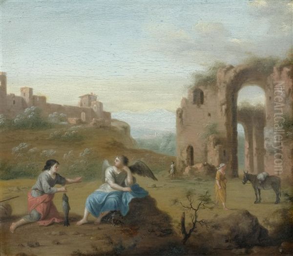 Arcadian Landscape With Tobias And The Angel - view 1