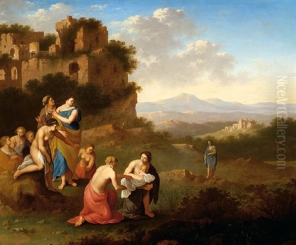 Moses Found By The Daughter Of The Pharaoh - view 1