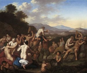 A Bacchanal by Johan van Haensbergen