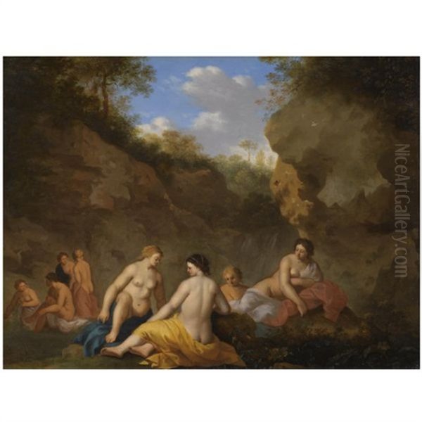 Nymphs Bathing - view 1
