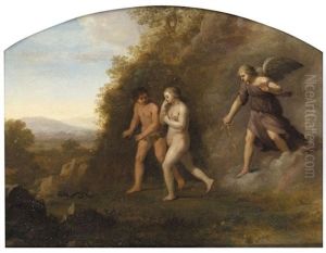 The Expulsion From The Garden Of Eden by Johan van Haensbergen
