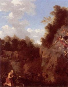 An Italianate Landscape With Saint Jerome At Prayer An Italianate Landscape With Saint Jerome At Prayer
