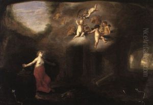 La Madeleine Penitente Dans Une Grotte by Johan van Haensbergen
