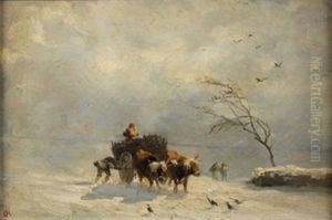 Paisaje Nevado by Carlos de Haes
