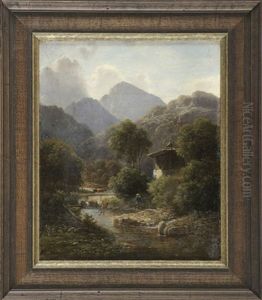 Gebirgslandschaft by Carl Hafner